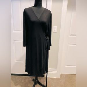 Black Wrap Dress